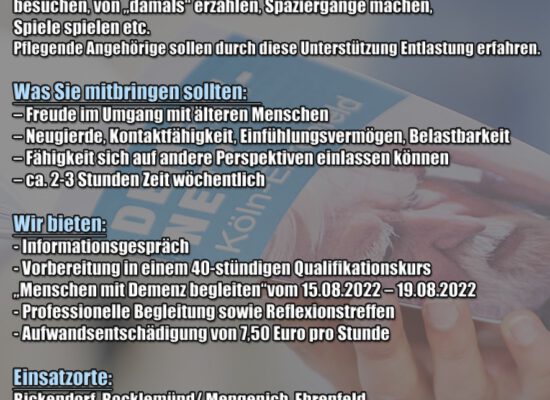 Freiwillige Helfer*innen gesucht! 2