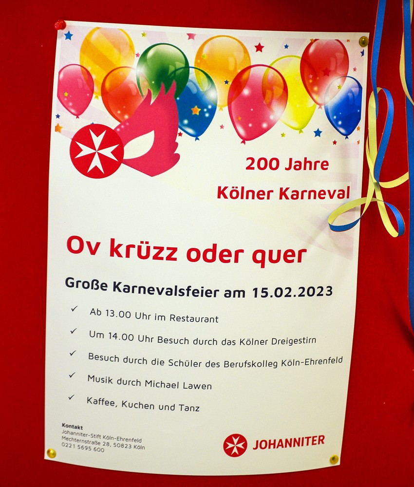 Karneval im Johanniter Stift Köln-Ehrenfeld 3